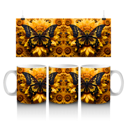 15 oz Mug - Sunflower 036
