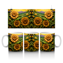 15 oz Mug - Sunflower 041