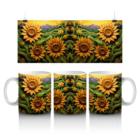 11 oz Mug - Sunflower 041