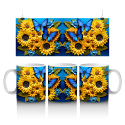 15 oz Mug - Sunflower 045