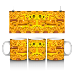 15 oz Mug - Sunflower 047