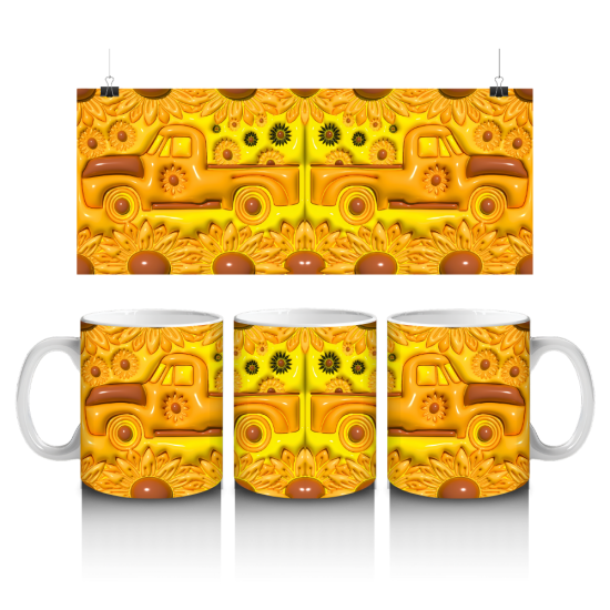 11 oz Mug - Sunflower 047