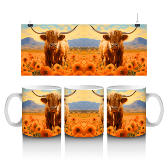 11 oz Mug - Sunflower 050