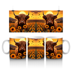 15 oz Mug - Sunflower 052