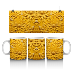 15 oz Mug - Sunflower 054