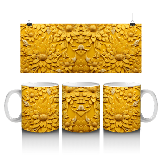 11 oz Mug - Sunflower 054