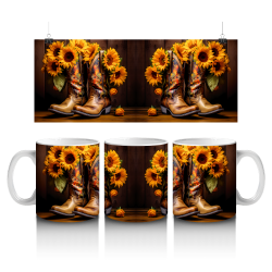 15 oz Mug - Sunflower 058