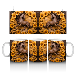 15 oz Mug - Sunflower 059