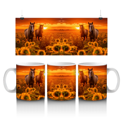 15 oz Mug - Sunflower 060