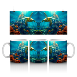 15 oz Mug - Turtle 001