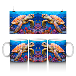 15 oz Mug - Turtle 027