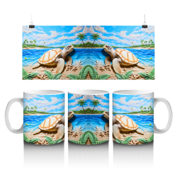 15 oz Mug - Turtle 050