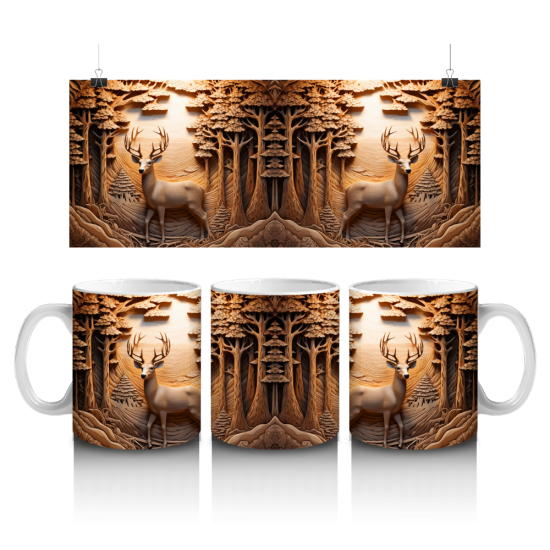 11 oz Mug - Wood 002