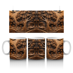 15 oz Mug - Wood 007