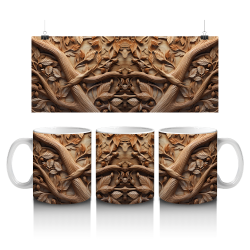 15 oz Mug - Wood 013