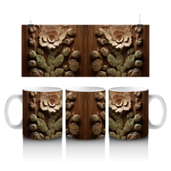 15 oz Mug - Wood 019