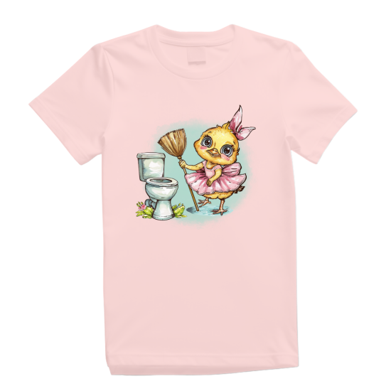 A Cute Cartoon Chicken