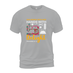 She Works With Her Hands With Delight